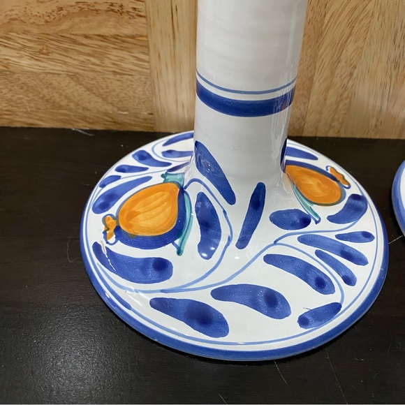 Pair of DESUIR International Made in Italy Ceramic Candle Holder - Picture 7 of 13